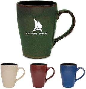 16 Oz. Reactive Glaze Sherwood Collection Ceramic Mug -  4.44" H x 3.87" Diameter